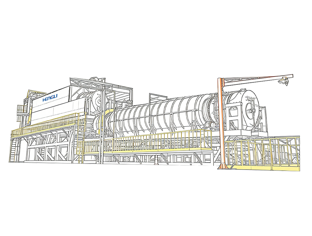 Waste Battery Recycling Rotary Furnace